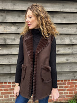 Hazel Fur Gilet