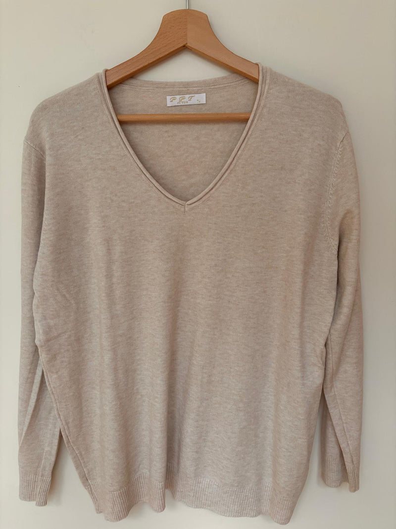 Strati V Neck Jumper