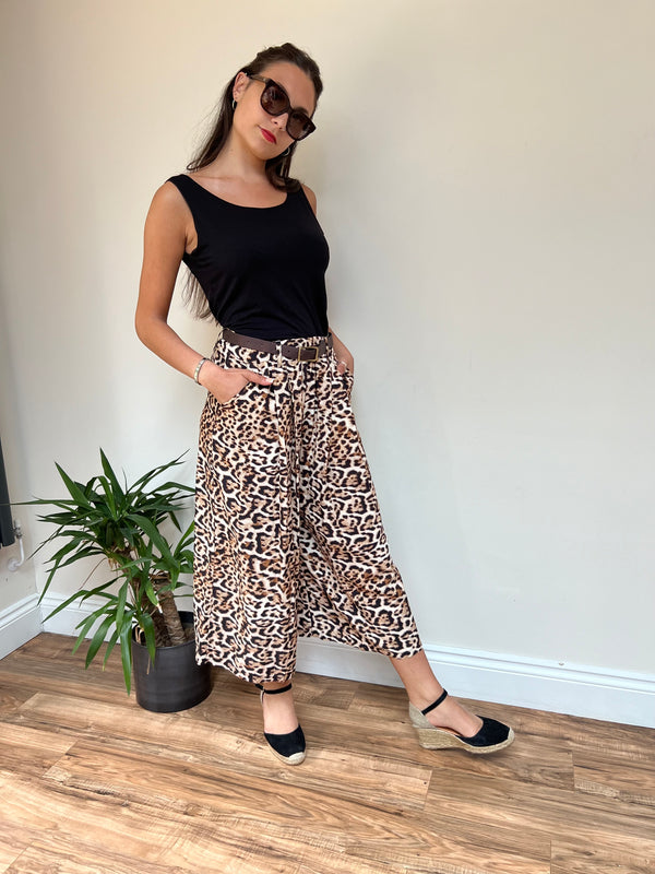 Conti Animal Print Trousers