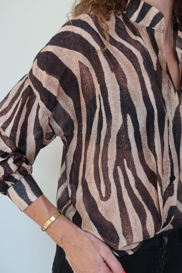 Conti Animal Print Blouse