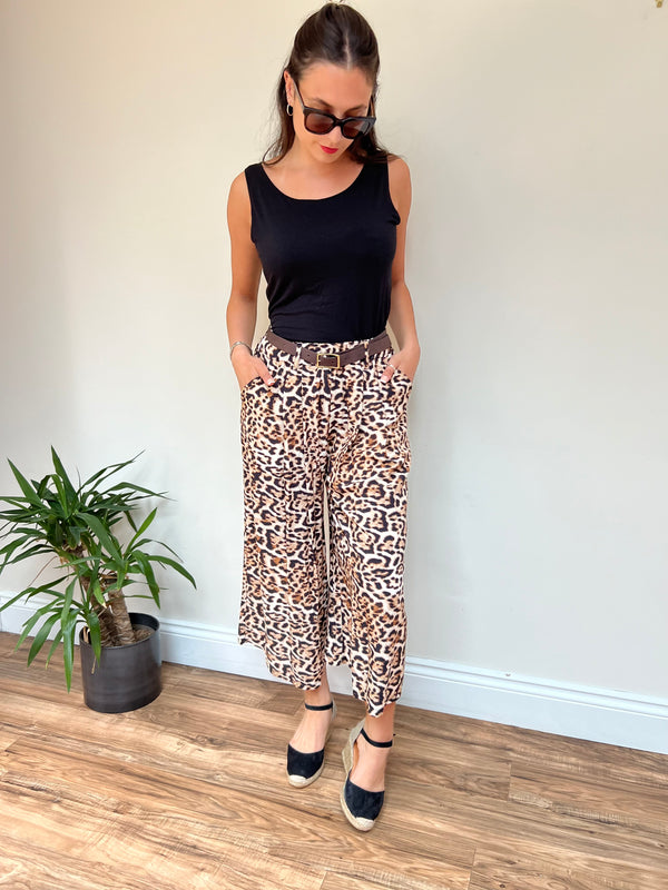 Conti Animal Print Trousers