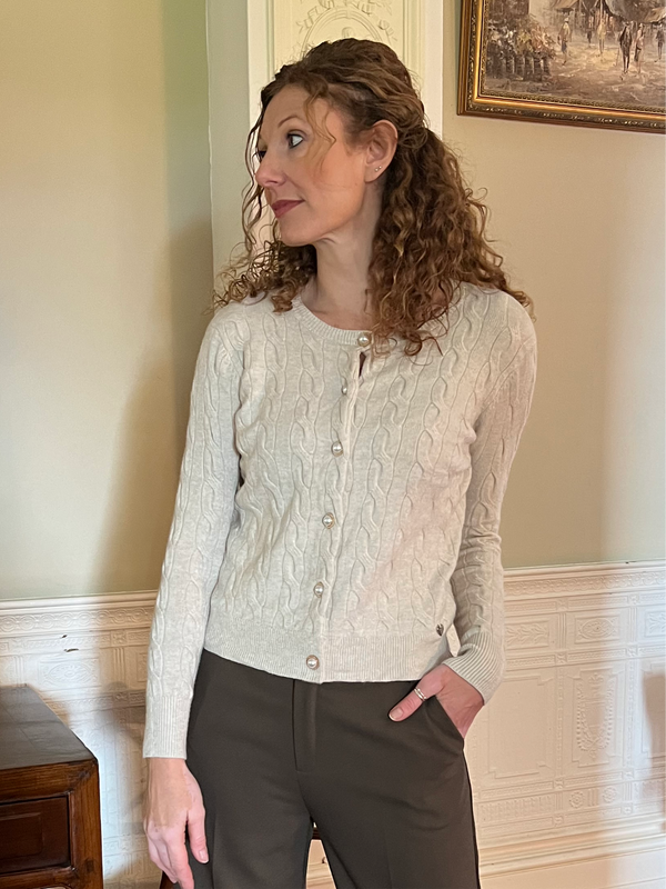 Tess Pearl Cardigan