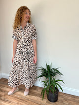 Conti Cotton Animal Print Dress