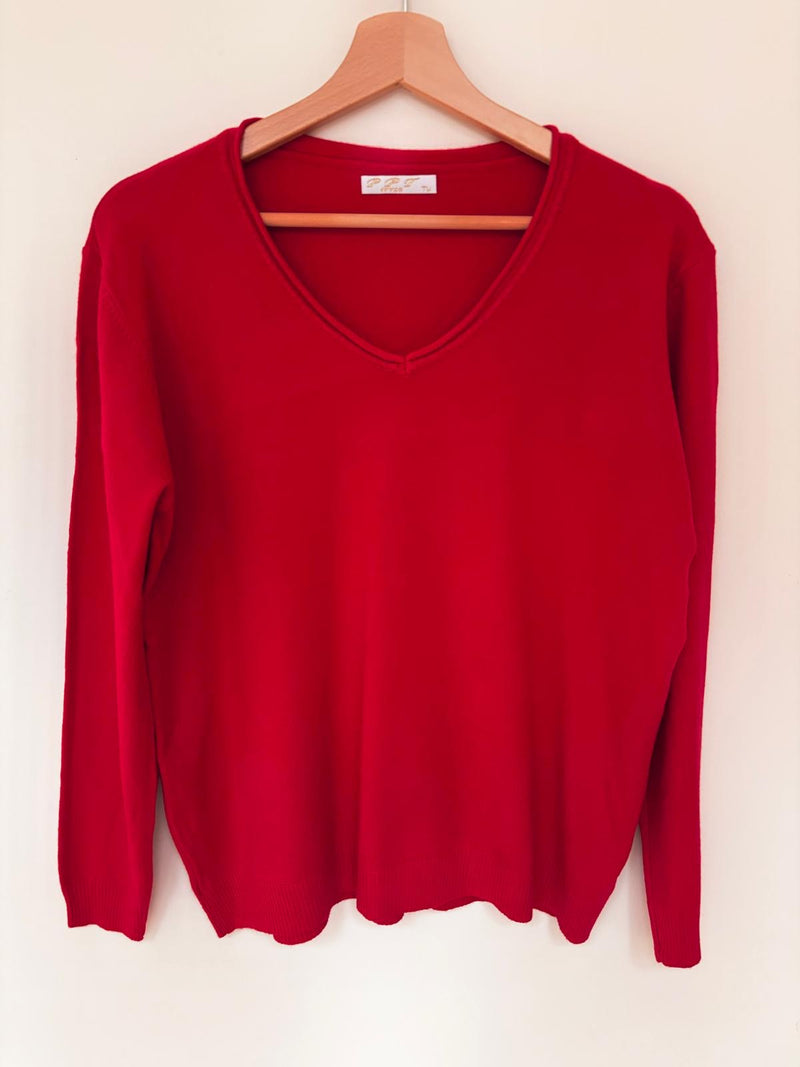 Strati V Neck Jumper