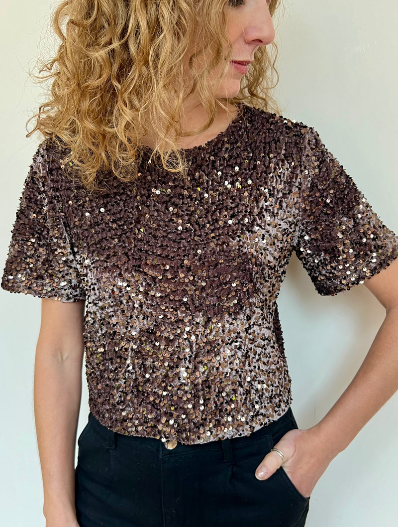 Conti Sequins Top