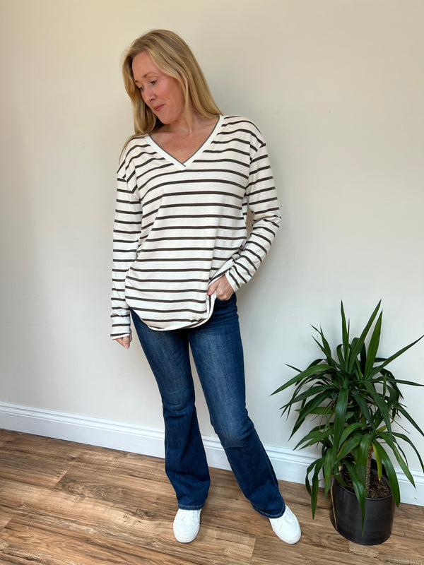 Strati Striped Top