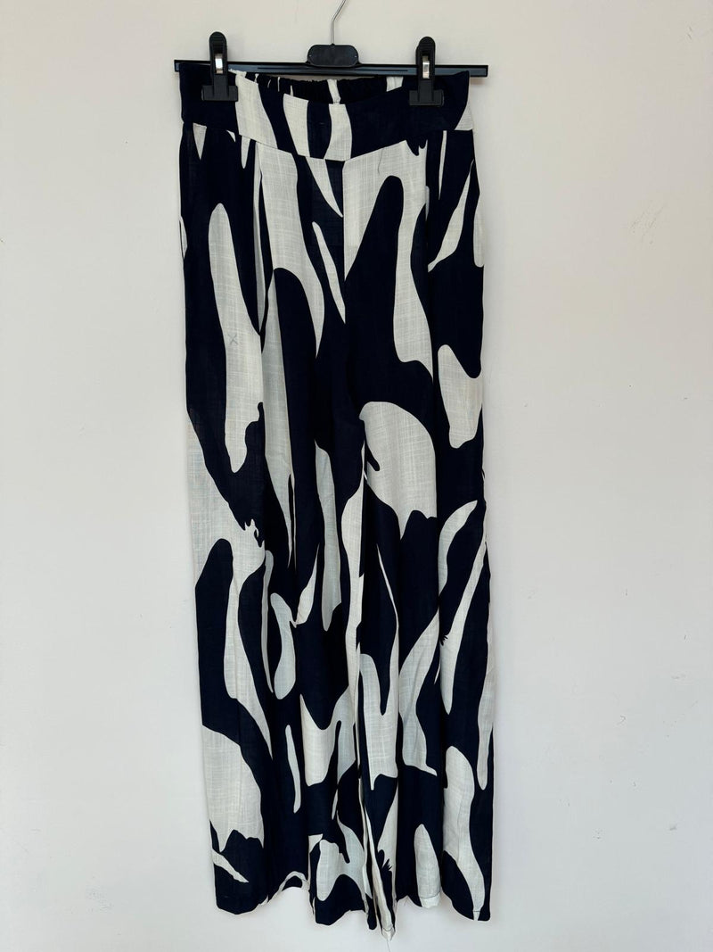 Conti Palazzo Print Trousers